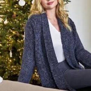 NWT: Barefoot Dreams Cozychic Cabin Cable Cardigan